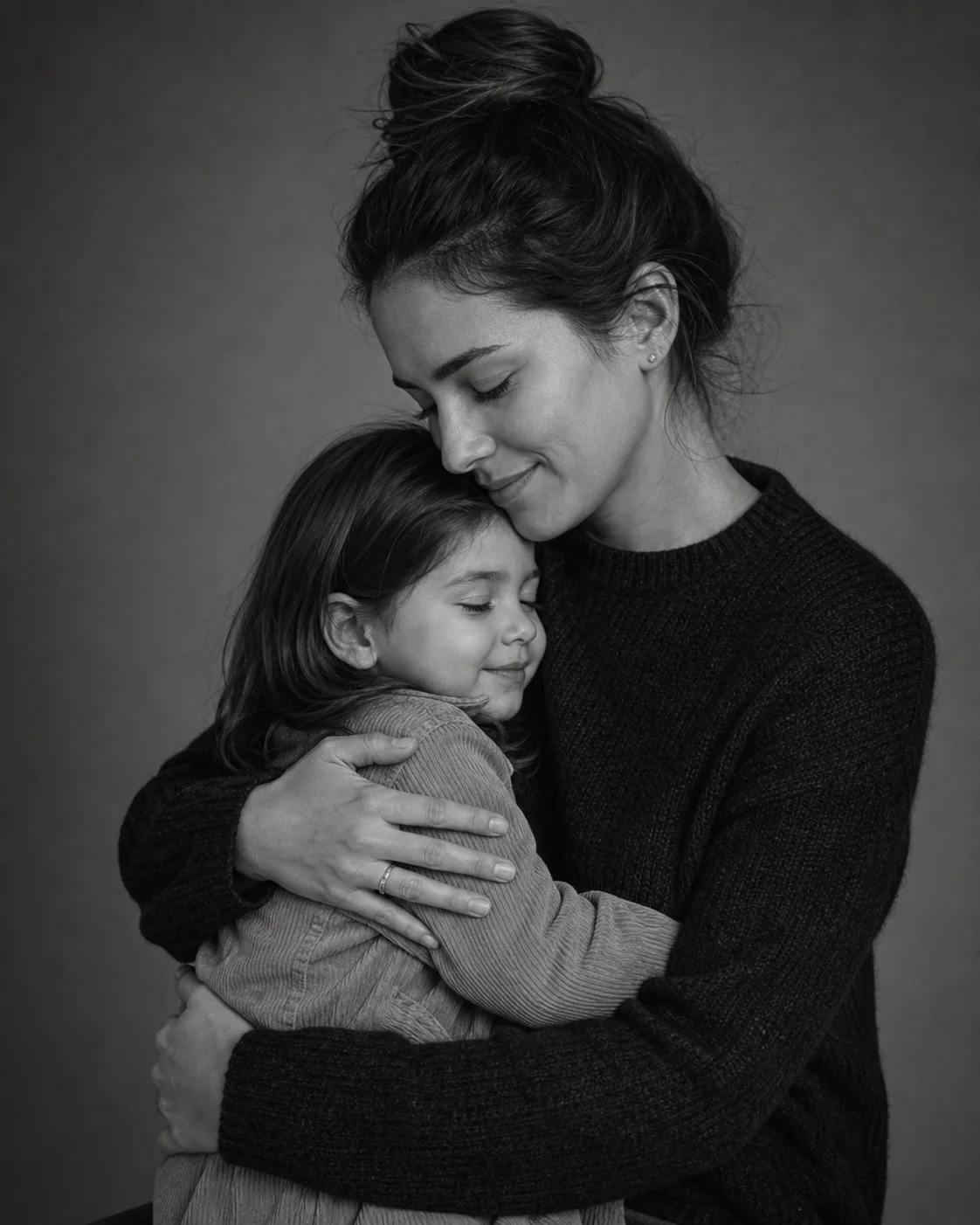 Adult hugging childhood self emotional cinematic photo by Image 2