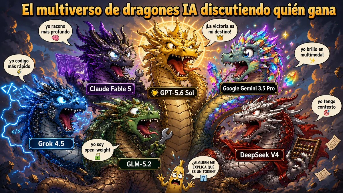 AI Dragon Multiverse Meme: social media prompt preview with platform-ready composition and clear design.