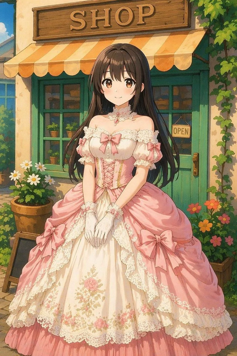 Anime Lolita Boutique Portrait with social-ready composition, lifestyle framing and shareable visual storytelling