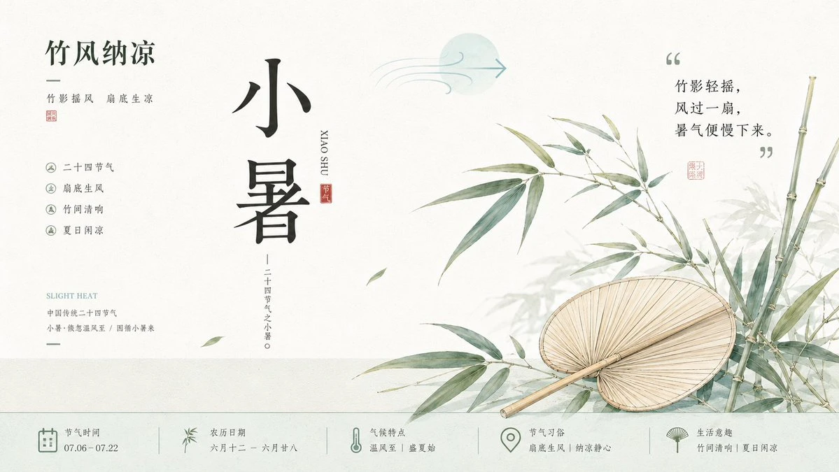 Chinese Aesthetic Solar Term Illustrations with structured visual hierarchy, readable details and polished educational layout