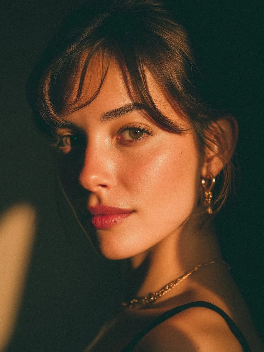 Cinematic Golden Hour Female Portrait portrait visual
