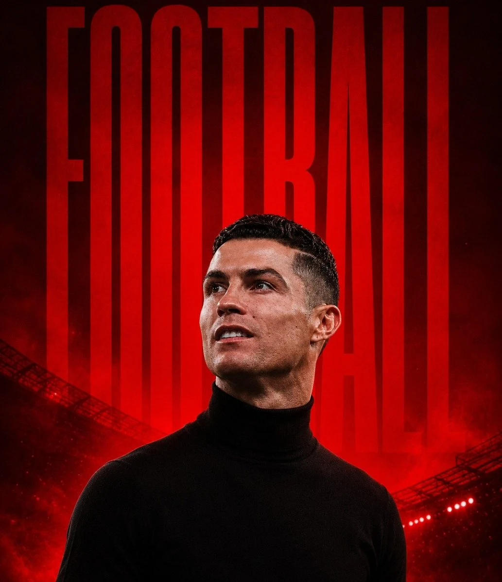 Cinematische Sport-Branding-Poster ad creative visual