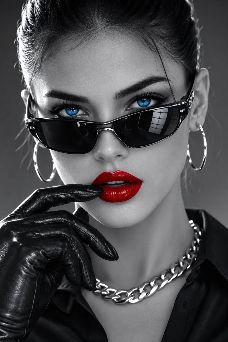 Cyber Fashion Macro Portrait portrait visual