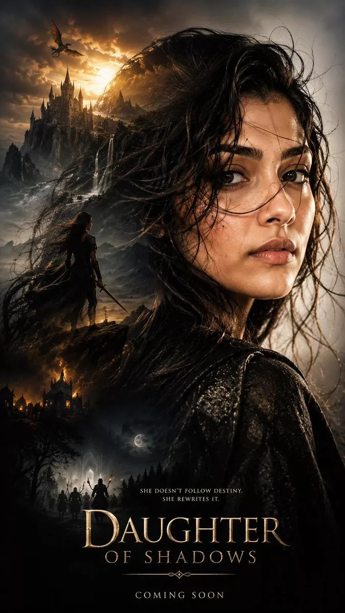 Dark Fantasy Double Exposure Poster poster GPT Image 2 prompt example