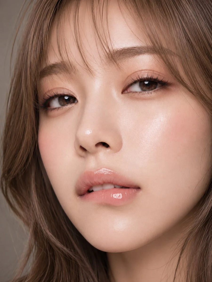 Extreme Beauty Close-up Lip Portrait social media visual