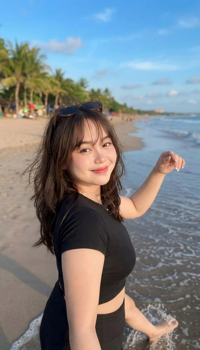 Golden Hour Beach Portrait portrait visual