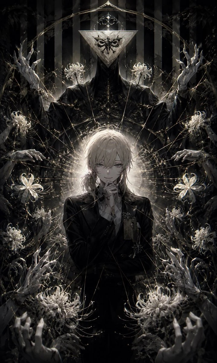 Gothic Puppeteer and Spider Lilies storyboard visual