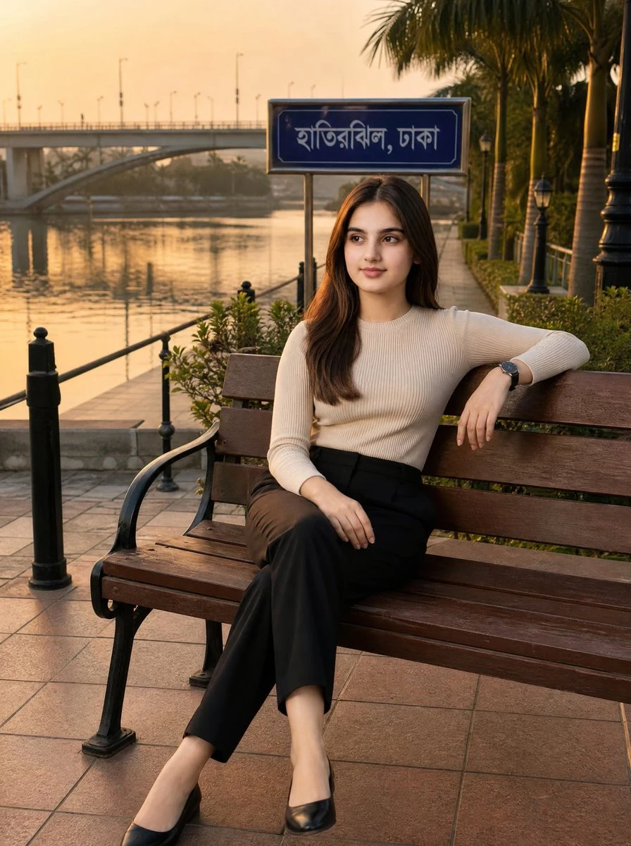 Hatirjheel Golden Hour Fashion Portrait portrait visual