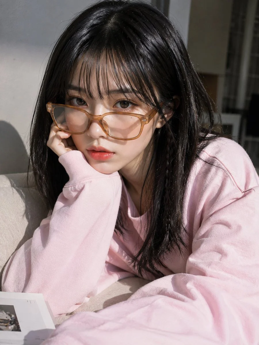 Korean Fashion Portrait with realistic portrait lighting, expressive subject detail and polished editorial photography