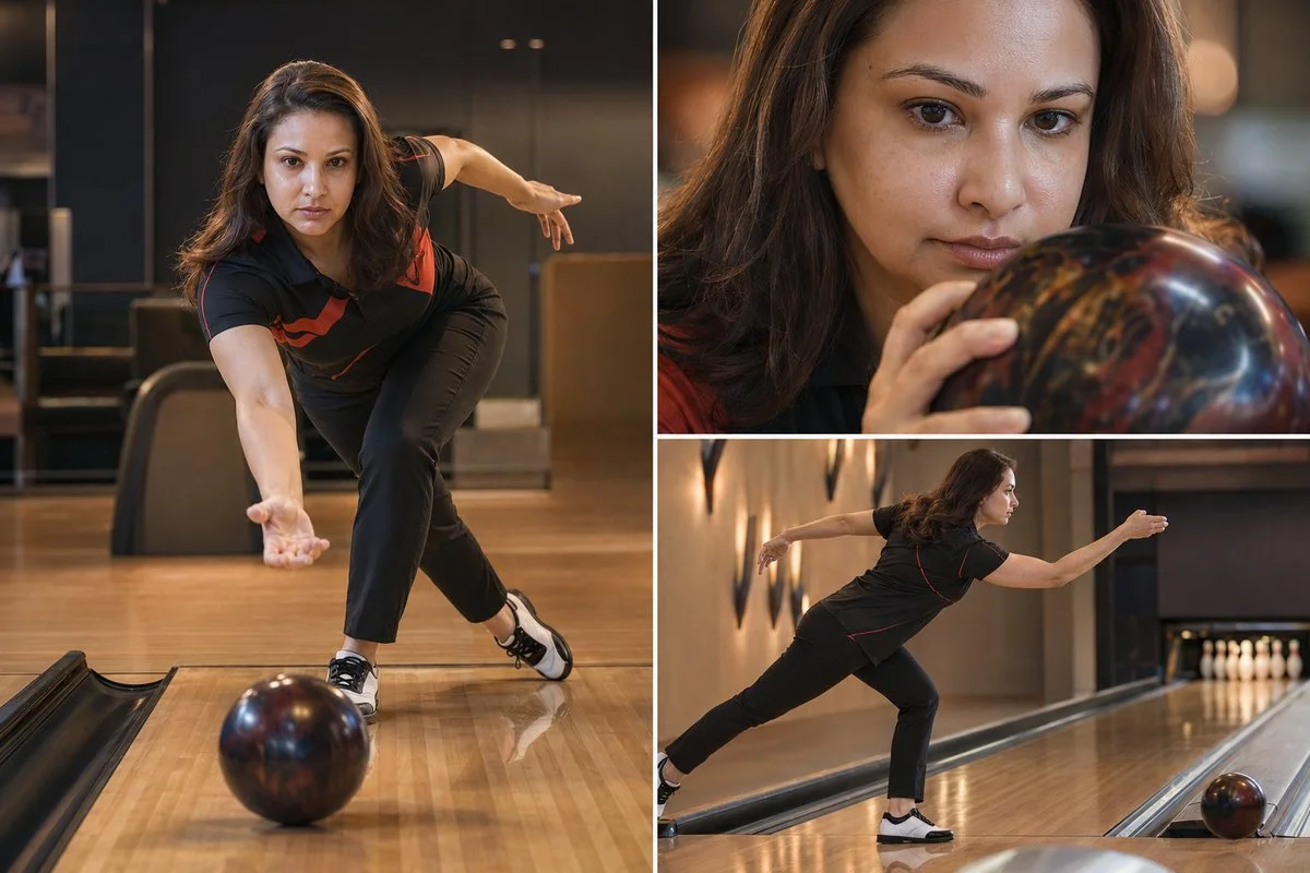 Luxury Bowling Editorial Collage poster GPT Image 2 prompt example