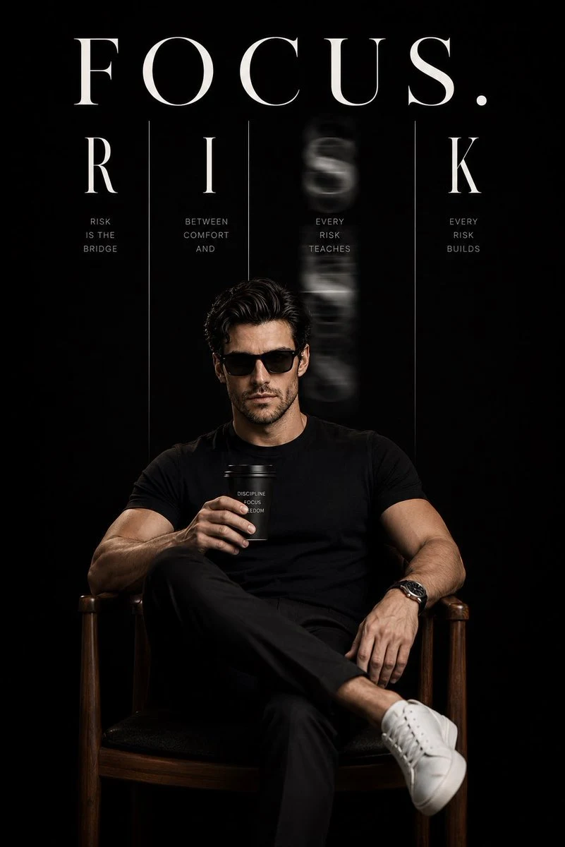 Luxury Motivational Portrait ad creative visual