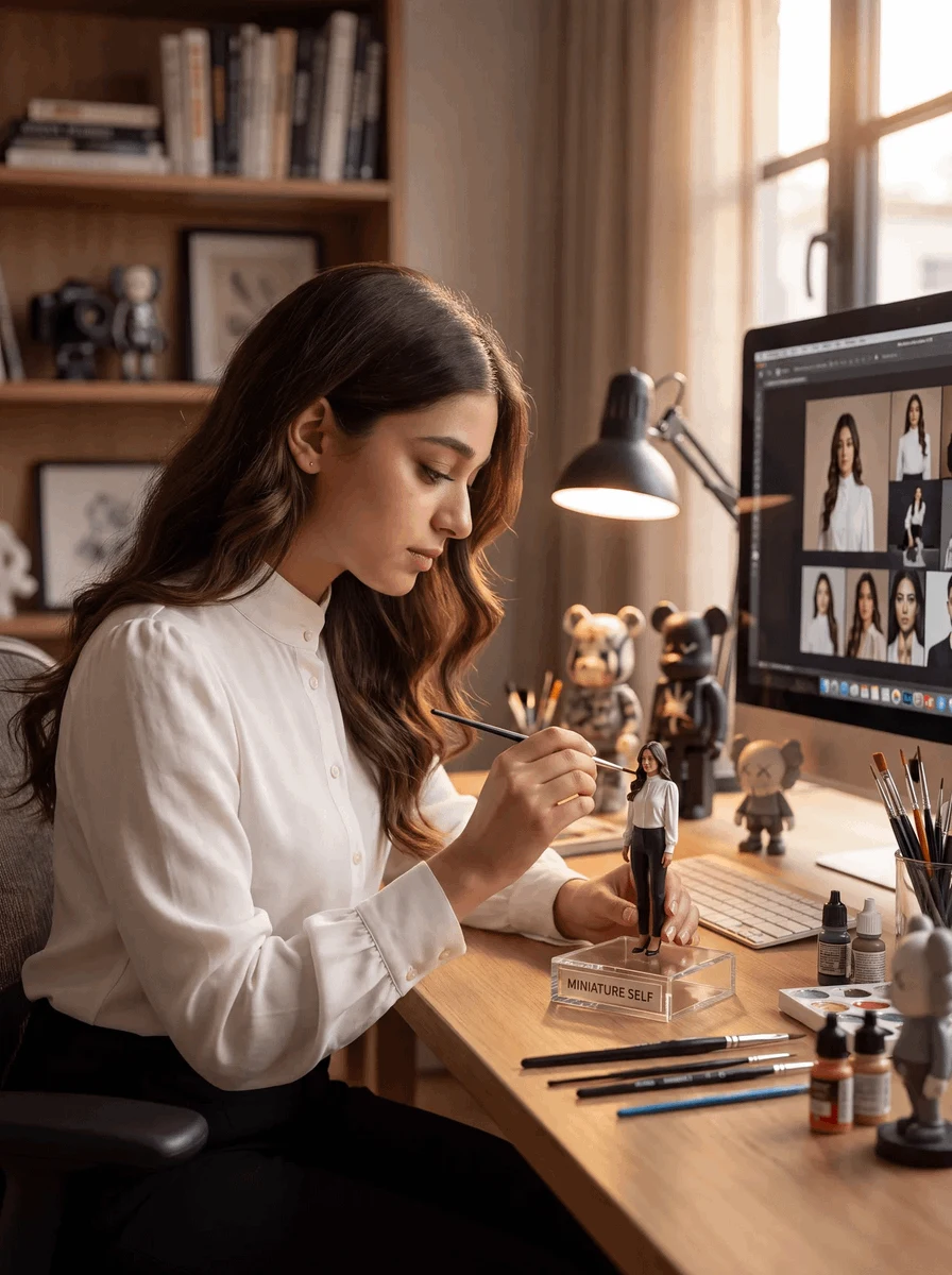Miniature Painter Studio ad creative visual