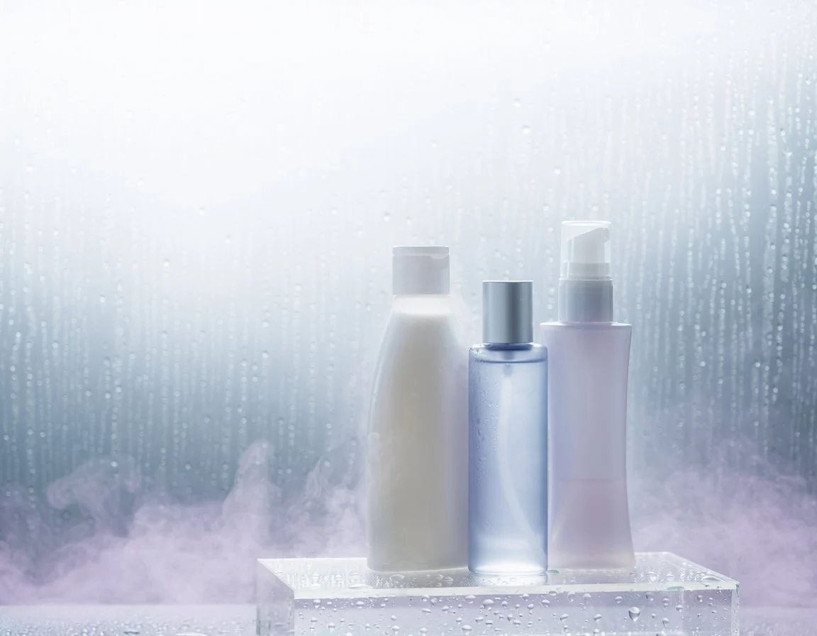 Misty Skincare Product Still Life ecommerce visual with clean product presentation, shop-ready composition and detailed styling