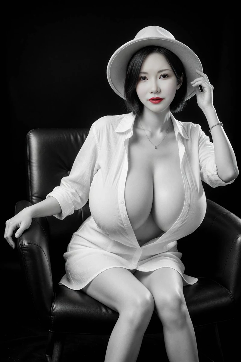 Monochrome Glamour Hat Portrait portrait visual
