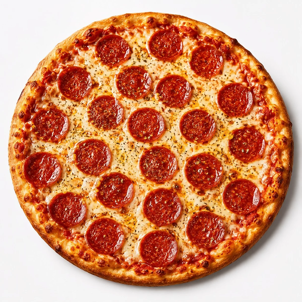 Overhead Pepperoni Pizza Photo ecommerce visual with clean product presentation, shop-ready composition and detailed styling