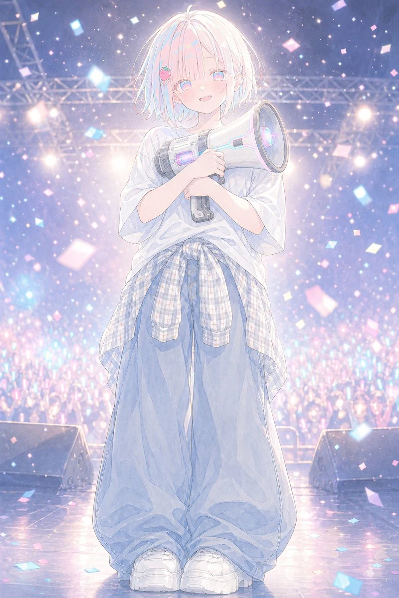 Pastel Anime Idol Concert Finale social media visual