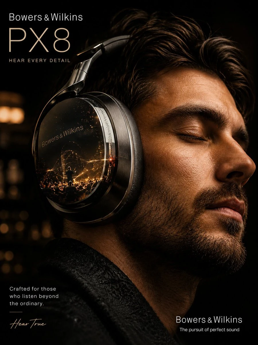 Premium Cinematic Advertising Poster ad creative visual