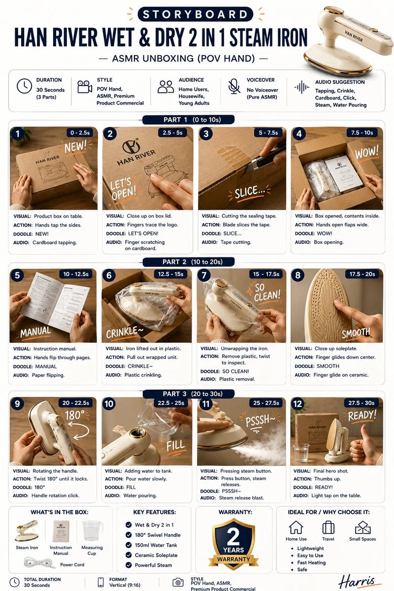 Premium Product Storyboard Infographic infographic visual
