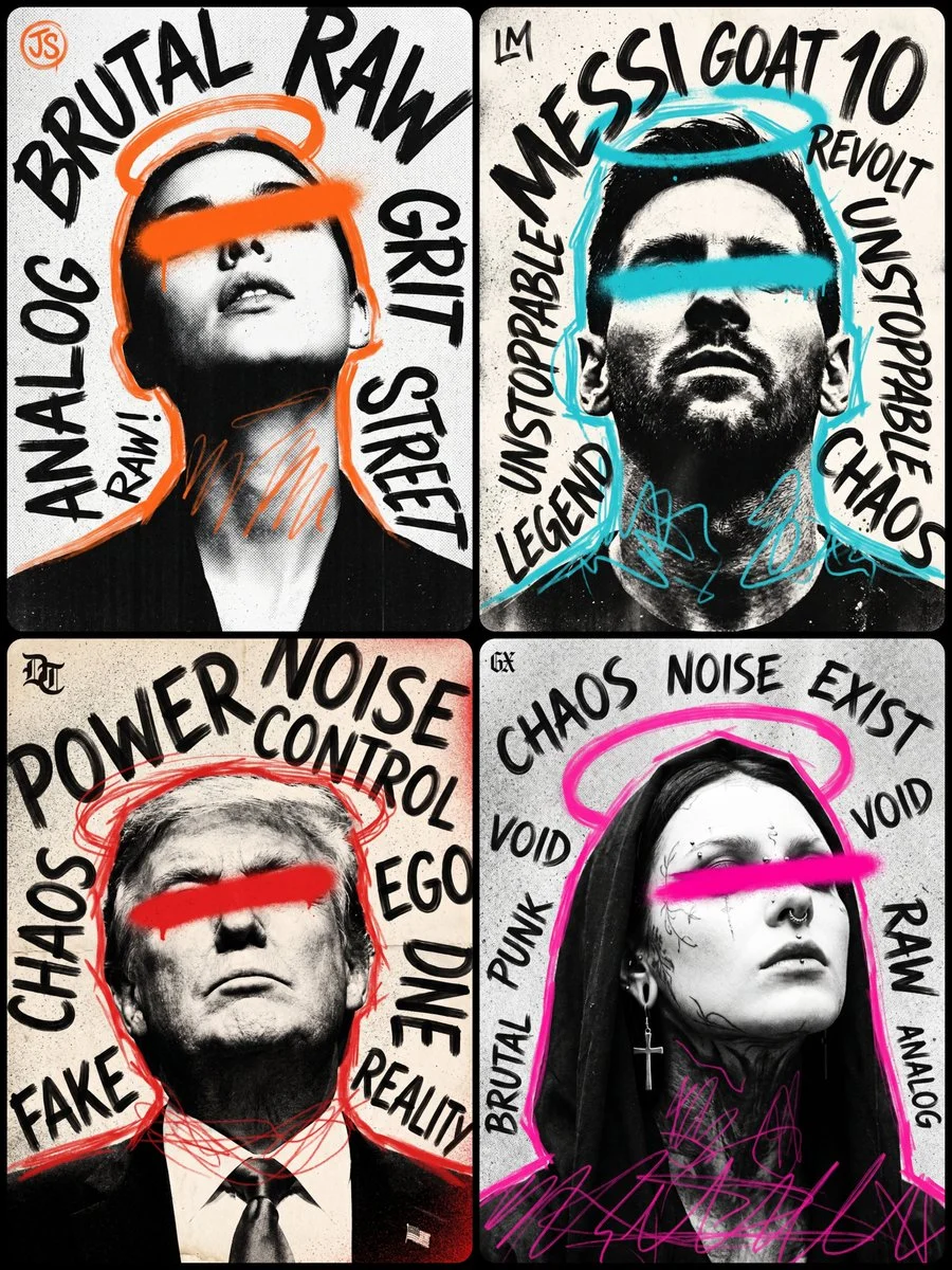 Punk Zine Grunge Poster with social-ready composition, lifestyle framing and shareable visual storytelling