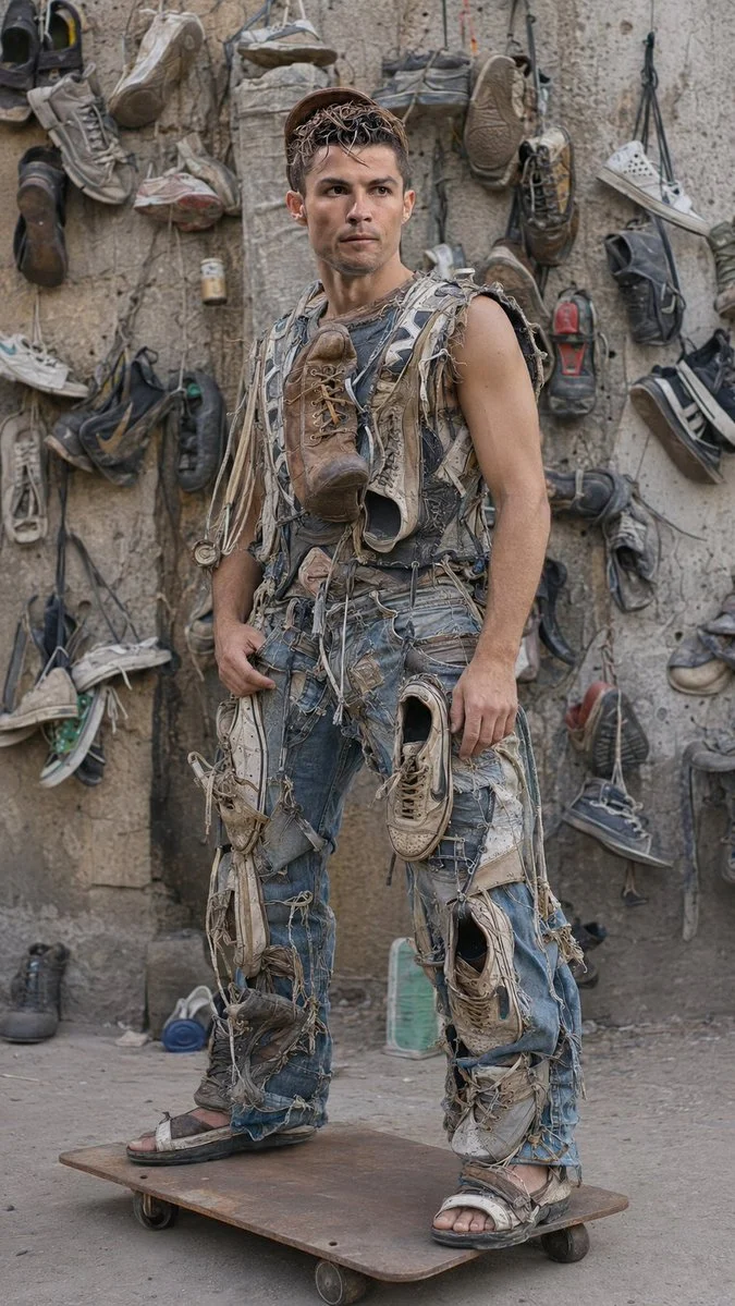 Recycled Shoes Streetwear Reel portrait GPT Image 2 prompt example