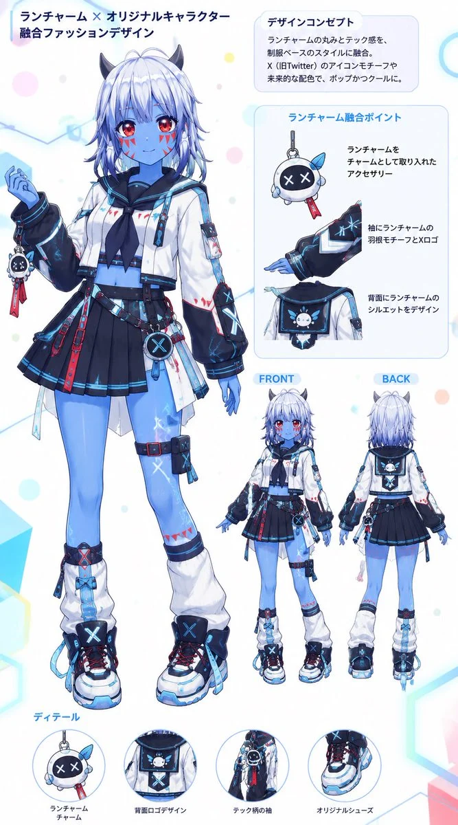 Reference-Based Costume Transfer with polished product presentation, commercial detail, and shop-ready composition