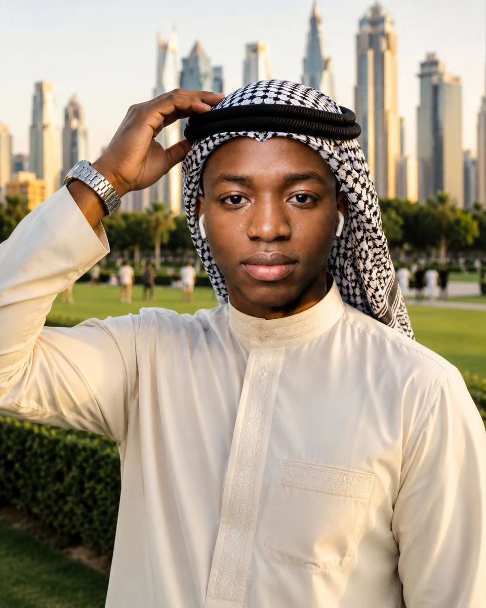 Saudi Luxury Editorial Portrait portrait visual