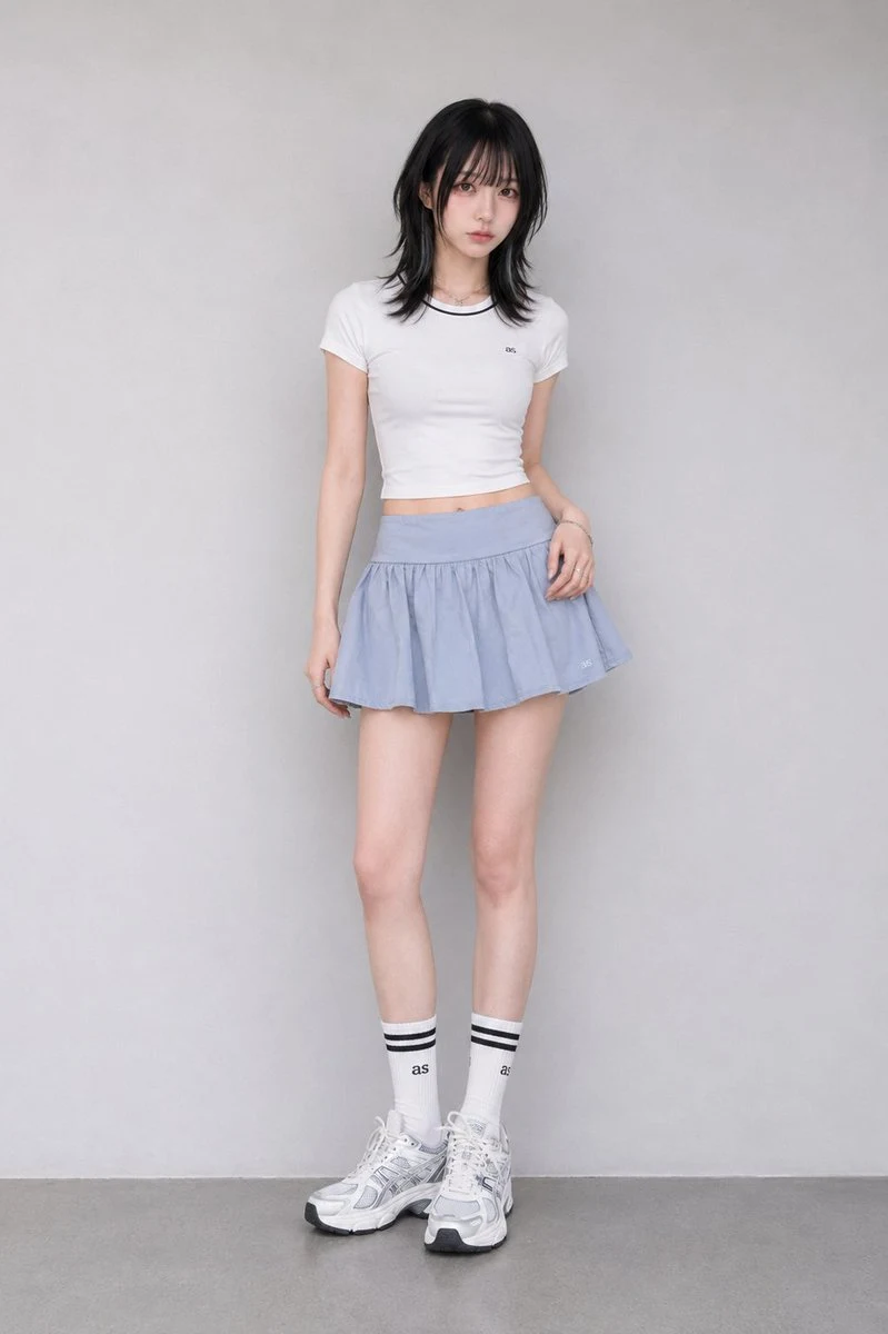 Sporty Feminine Casual Summer Outfit: e-commerce product preview with clean catalog lighting and product-focused detail.