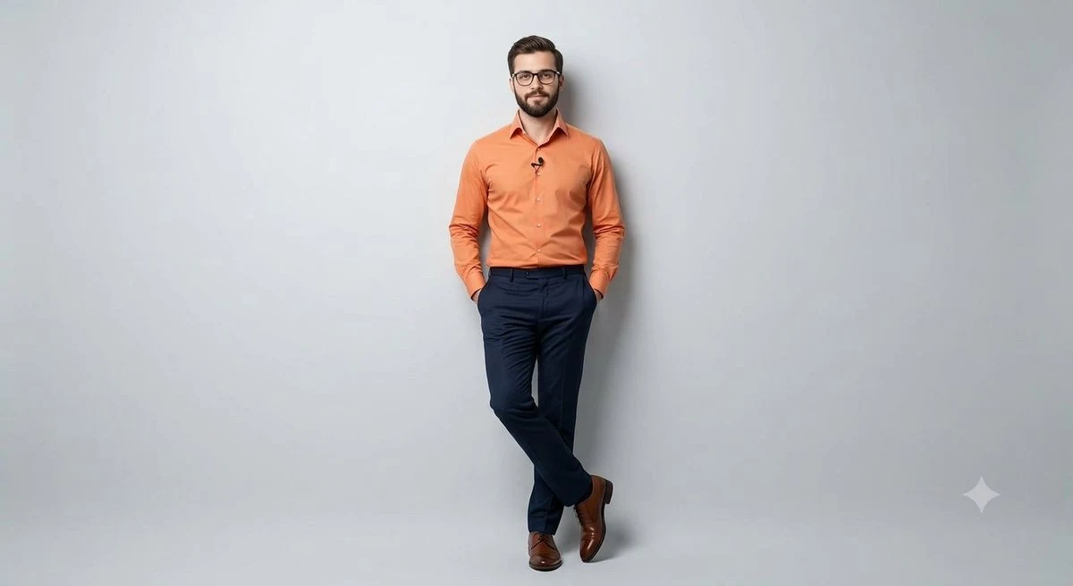 Studio Wall Lean Portrait portrait visual