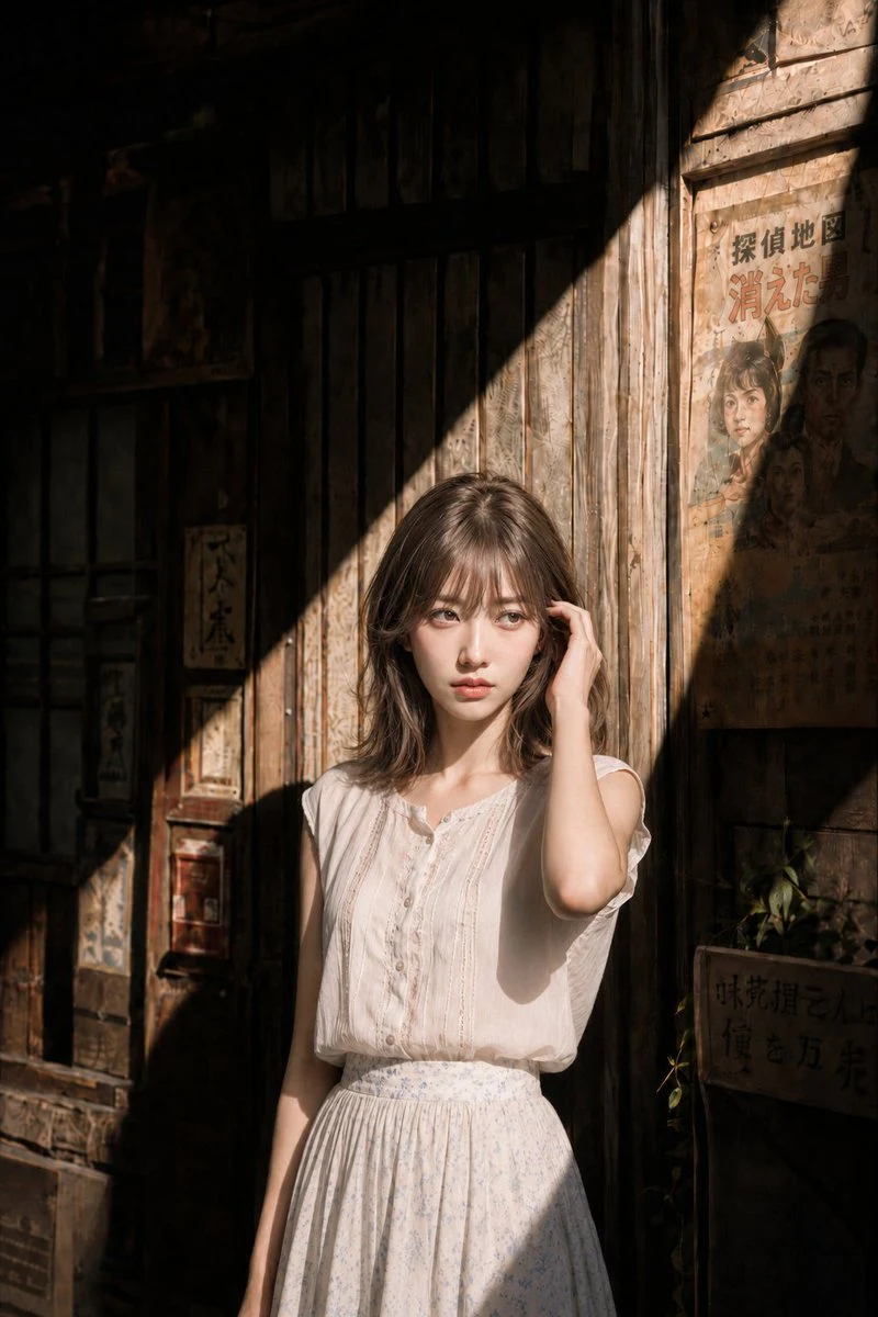 Summer Sunlight Japanese Portrait portrait visual