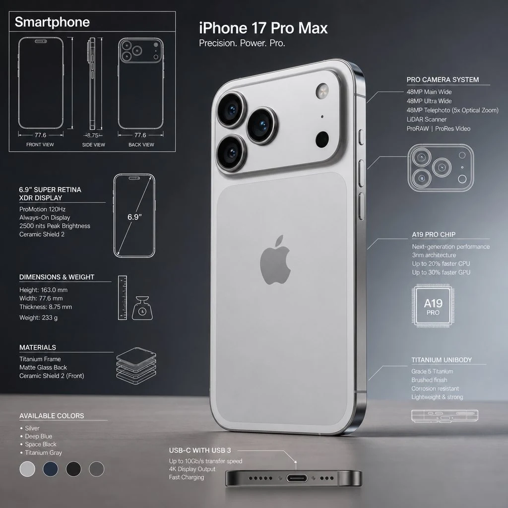 Technical Product Infographic with Blueprint Overlay infographic visual