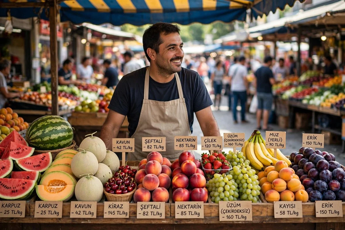 Turkish Market Grocer Realistic Photo with scroll-ready composition, shareable framing and polished social media visual storytelling