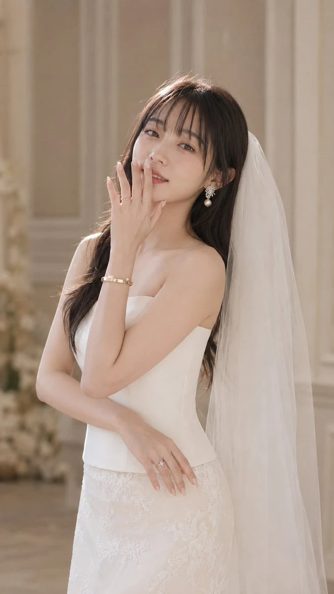 Ultra Realistic Bridal Fashion Portrait portrait visual