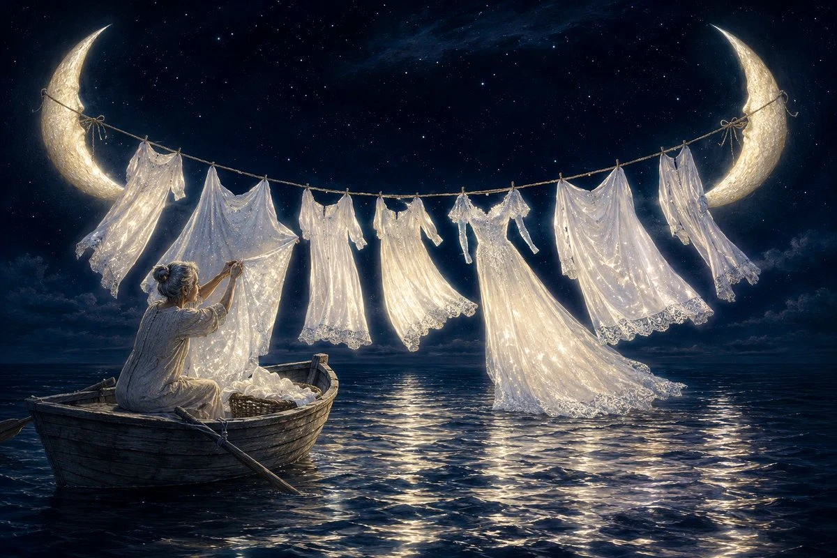Washerwoman of Forgotten Stars social media visual