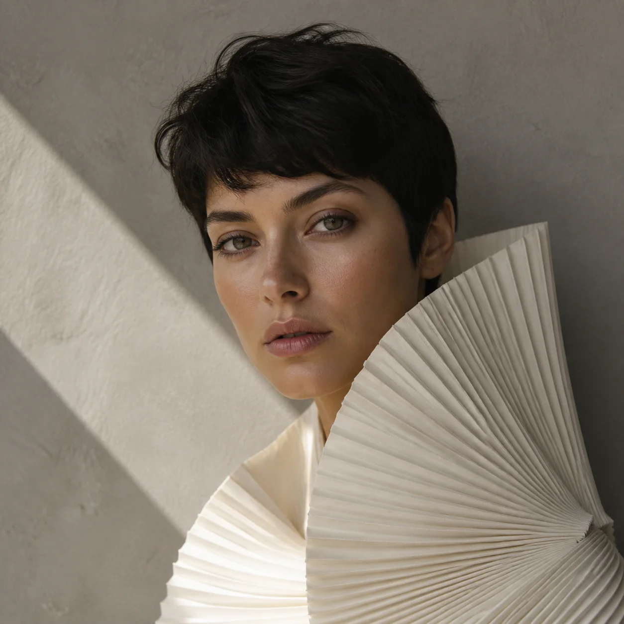 Studio fashion portrait prompt thumbnail by Image 2