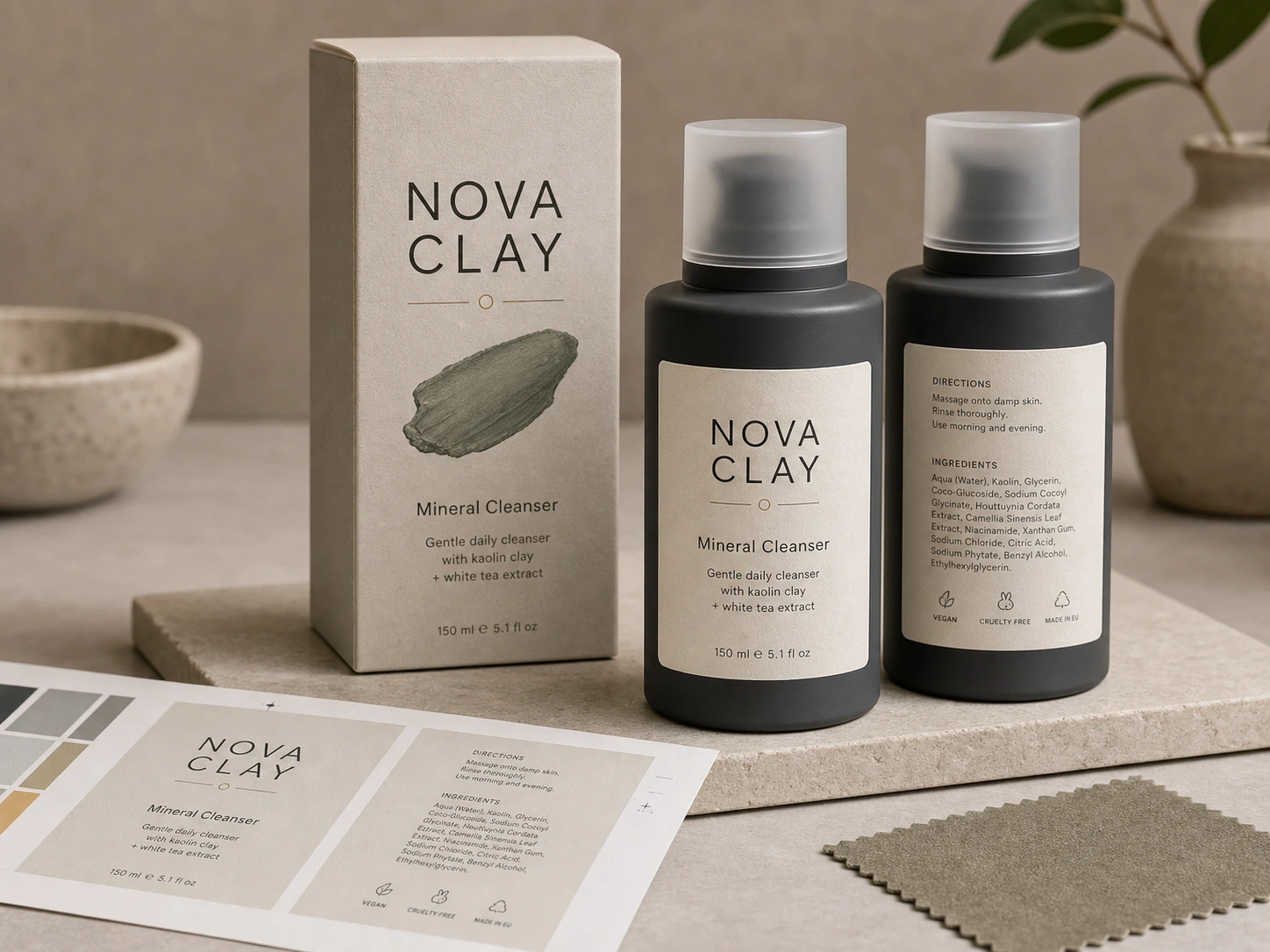 Packaging and product shots