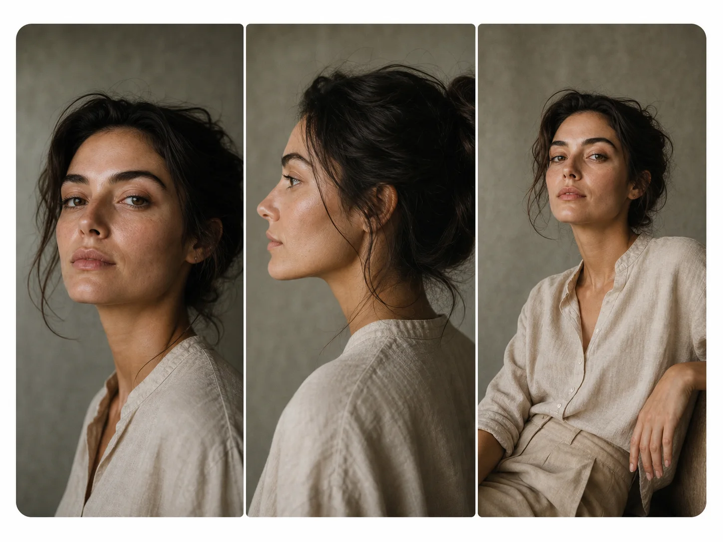 Same face, many shots