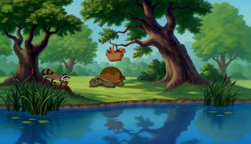 Seedance 2.0 video preview showing 90s hand-drawn forest animation