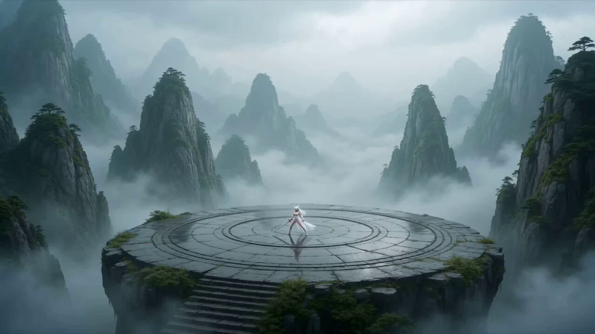 Seedance 2.0 video preview showing anime fantasy wuxia fight