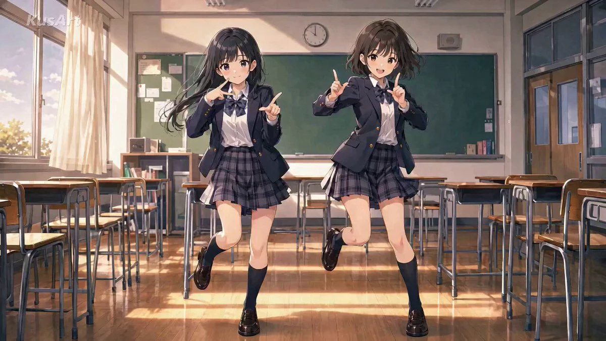 Seedance 2.0 video preview showing anime schoolgirl short-form dance