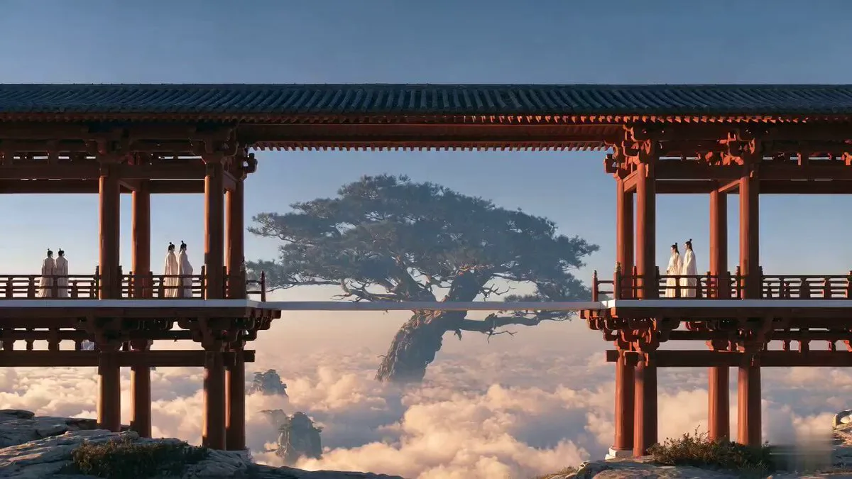 Seedance 2.0 video preview showing chinese xianxia heaven cinematic short