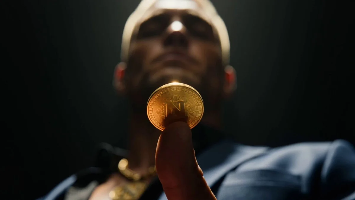 Seedance 2.0 video preview showing cinematic coin flip mystery