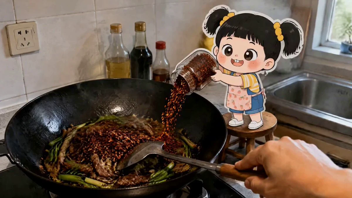 Seedance 2.0 video preview showing first-person cooking chaos