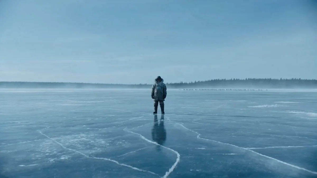 Seedance 2.0 video preview showing giant leviathan under frozen lake
