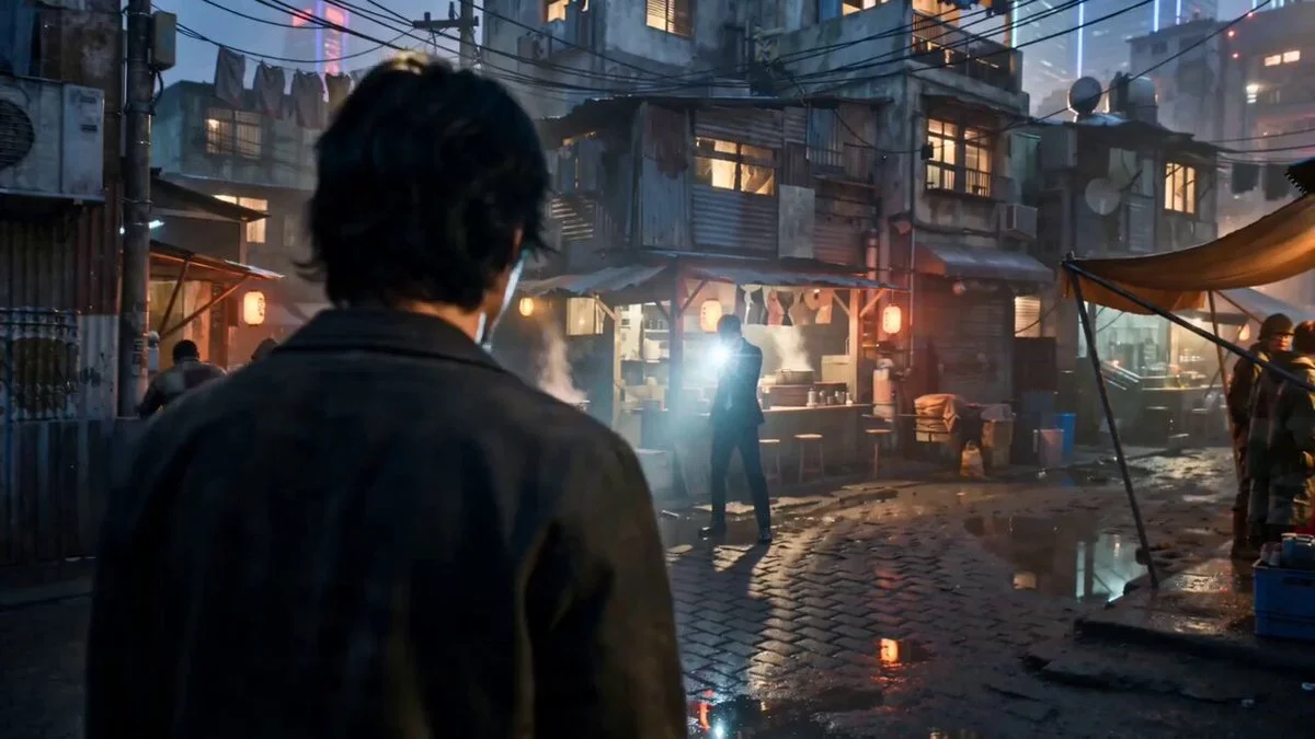 Seedance 2.0 video preview showing gritty cyber-noir alley fight
