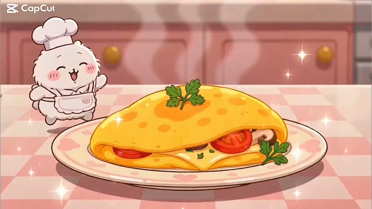 Seedance 2.0 video preview showing kawaii bunny chef anime cooking