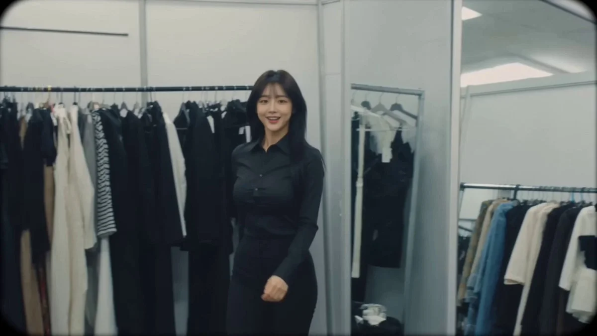 Seedance 2.0 video preview showing korean idol fitting room vlog