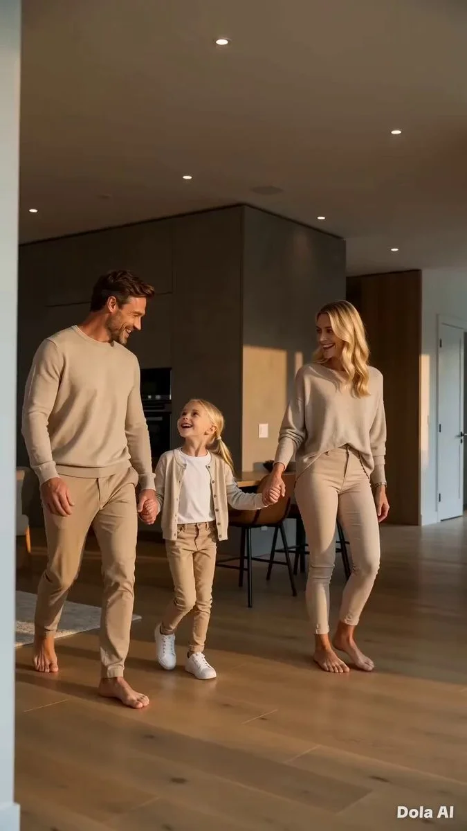 Seedance 2.0 video preview showing modern family home walkthrough