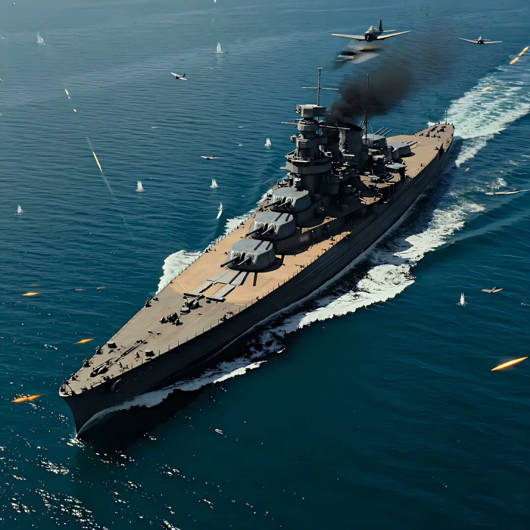 Seedance 2.0 video preview showing sinking of the battleship yamato