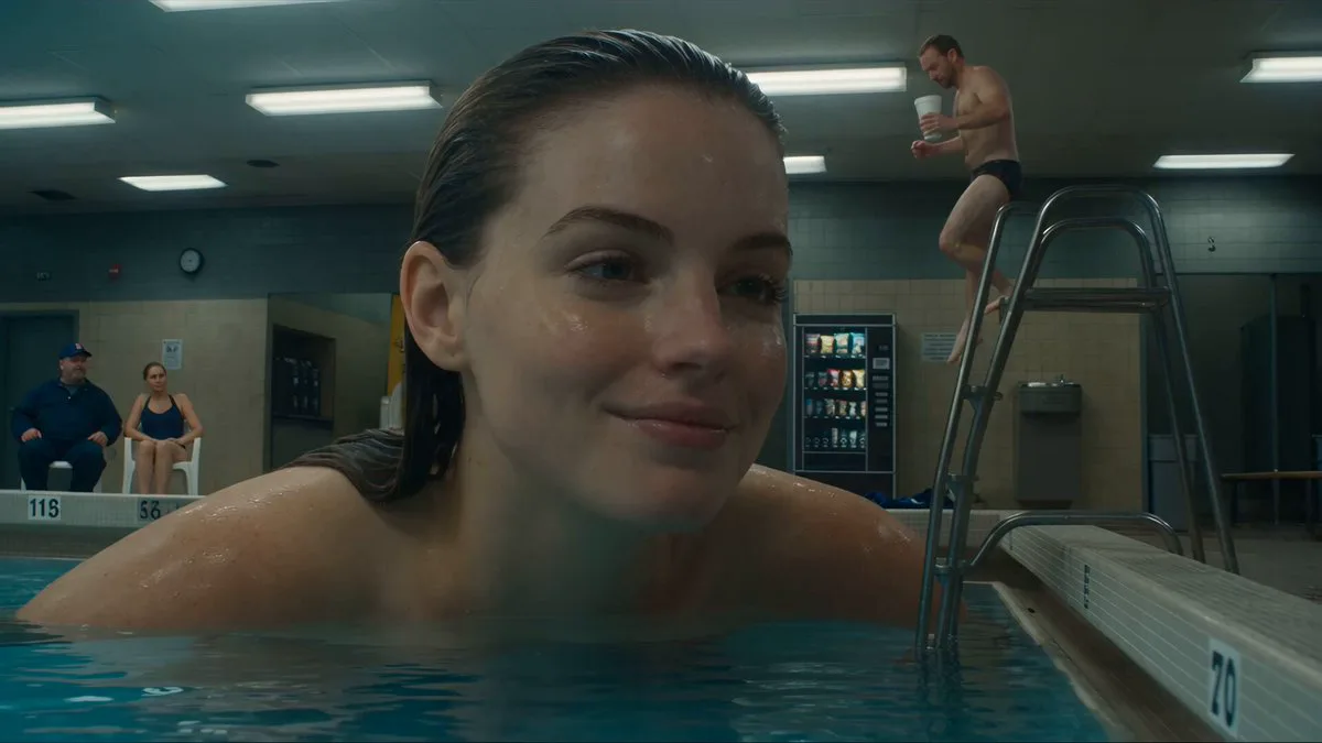 Seedance 2.0 video preview showing surreal hotel pool giant scale mismatch