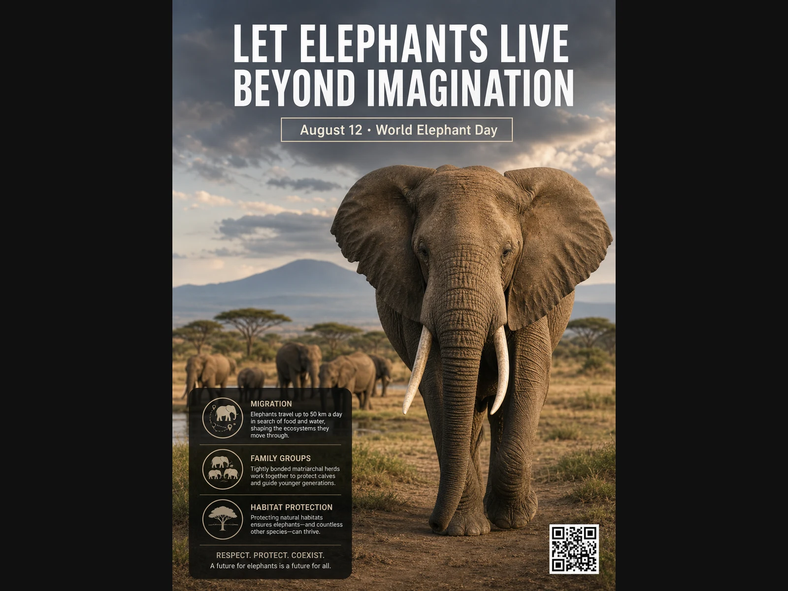 Wildlife science poster generated by Image 2 with Seedream 5.0 Lite